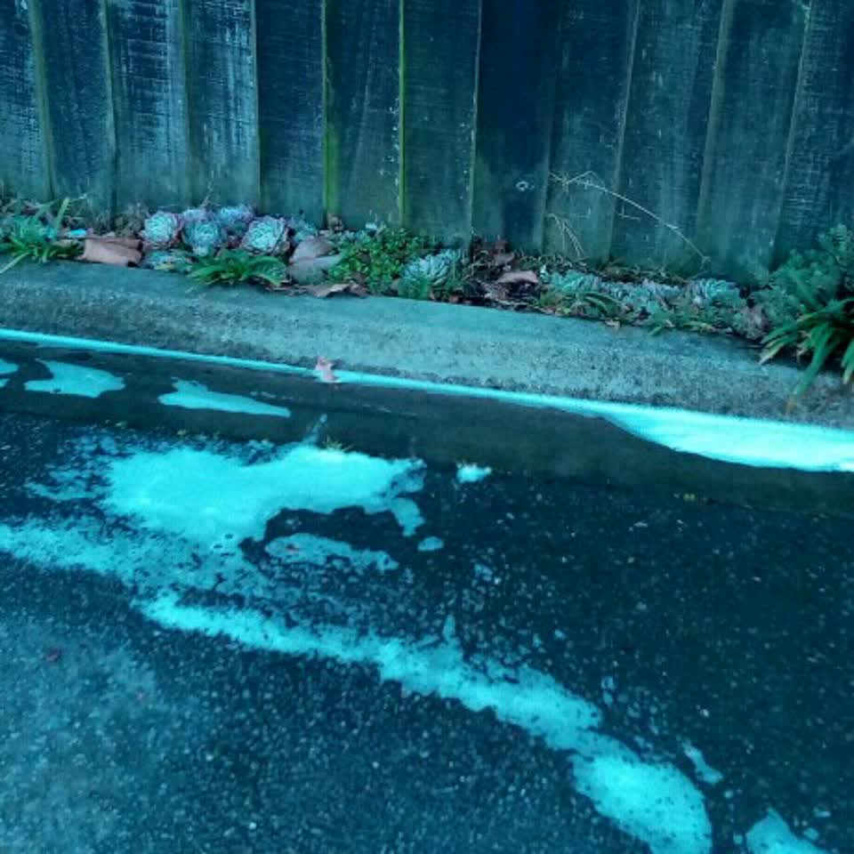 The photograph attached to this wastewater/stormwater report