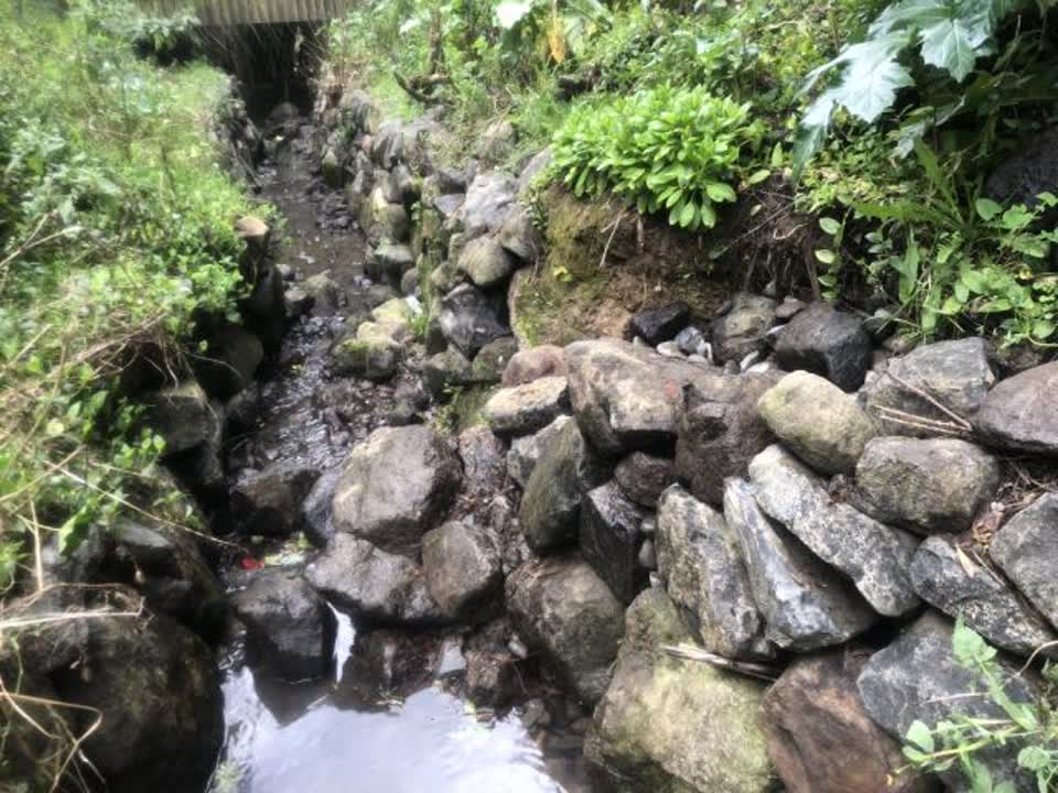 The photograph attached to this wastewater/stormwater report
