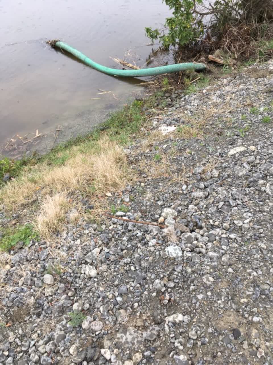 The photograph attached to this wastewater/stormwater report