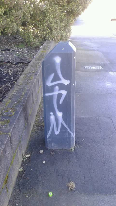 Graffiti, a report photo