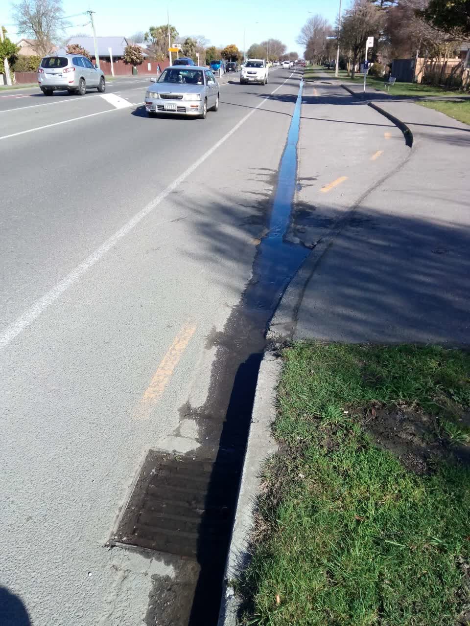 The photograph attached to this wastewater/stormwater report