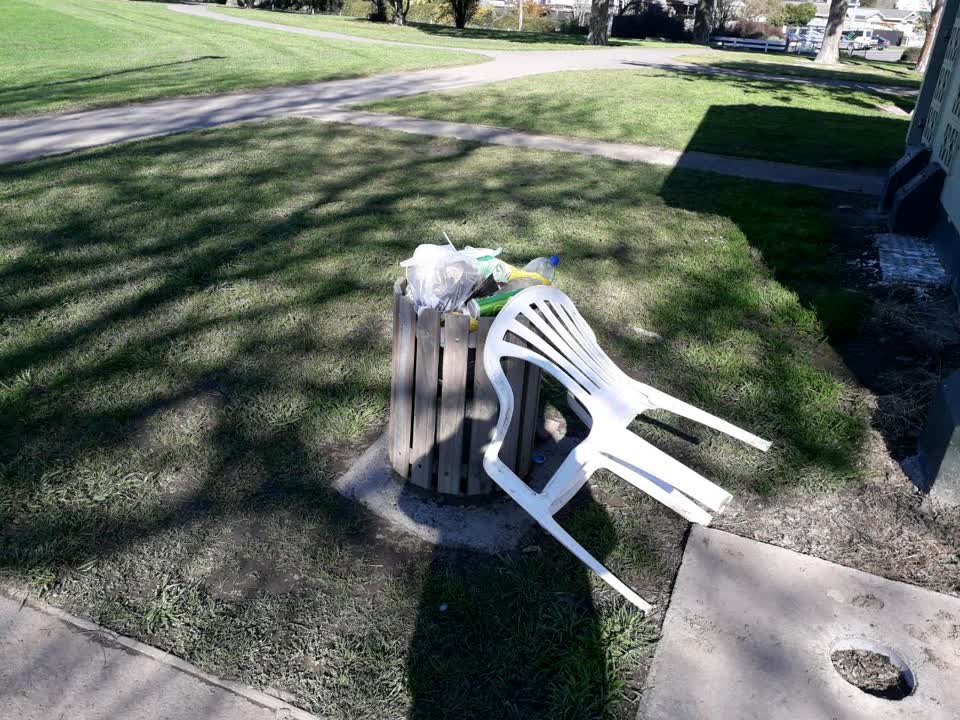 The photograph attached to this parks report