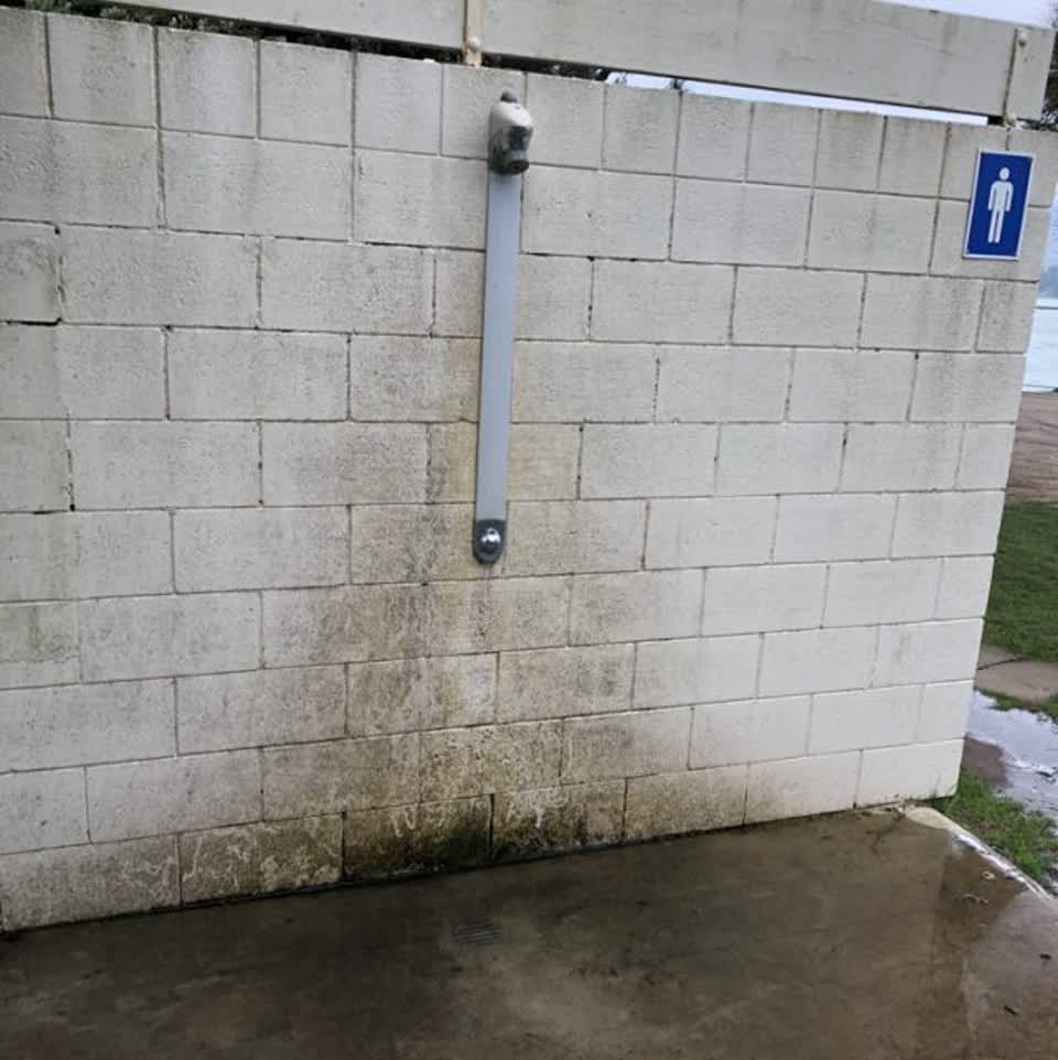 The photograph attached to this wastewater/stormwater report