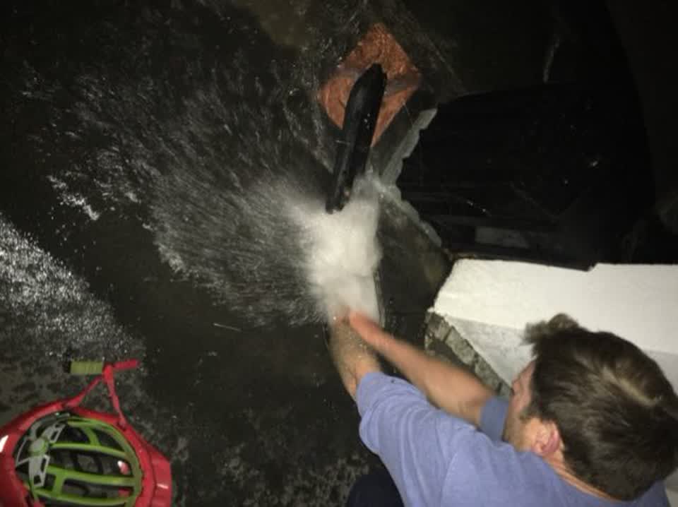The photograph attached to this water supply report