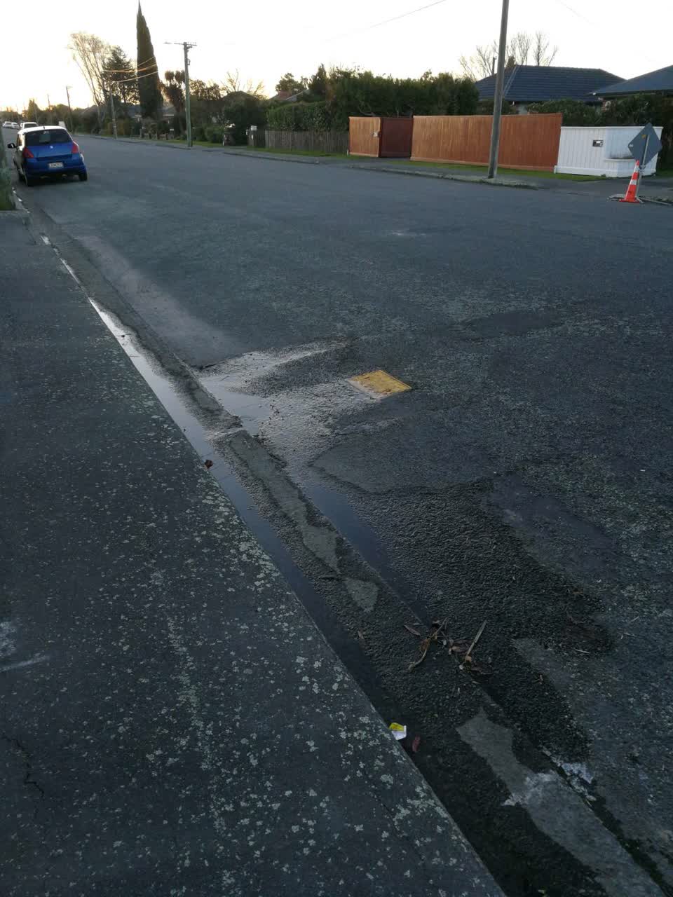 The photograph attached to this wastewater/stormwater report