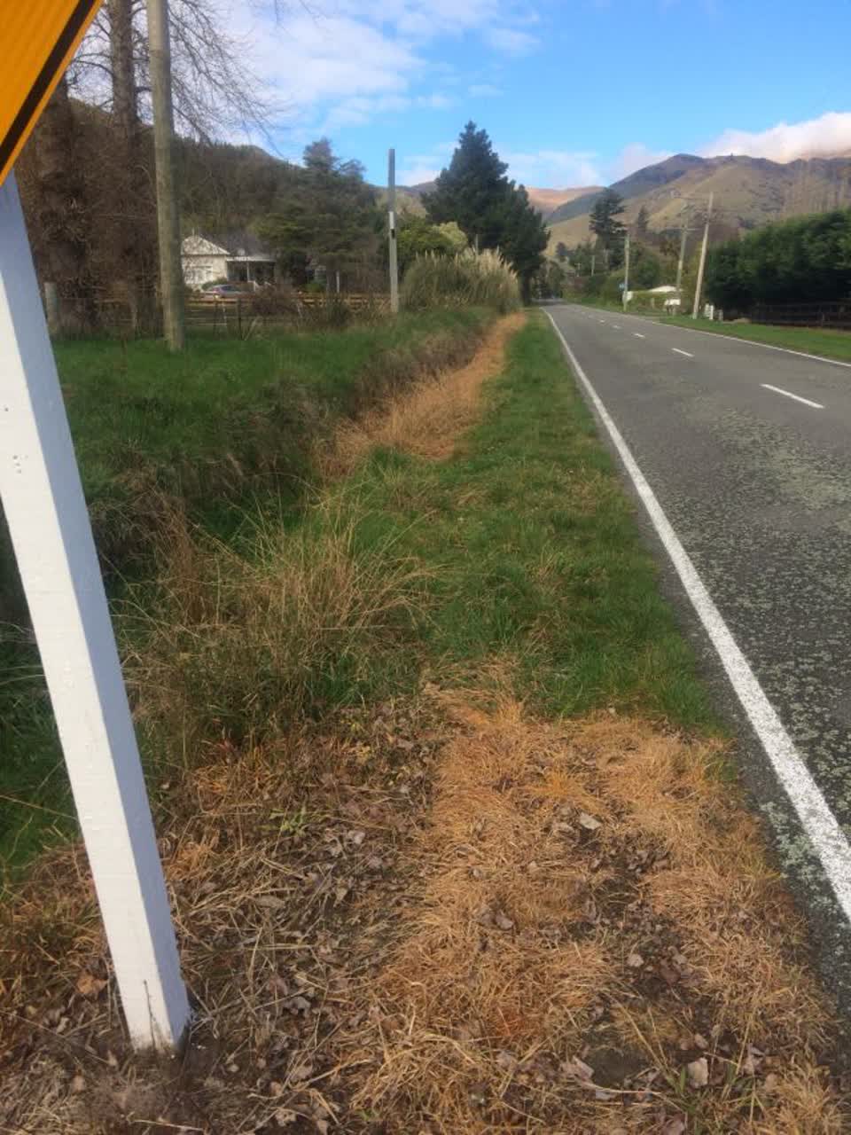 The photograph attached to this wastewater/stormwater report