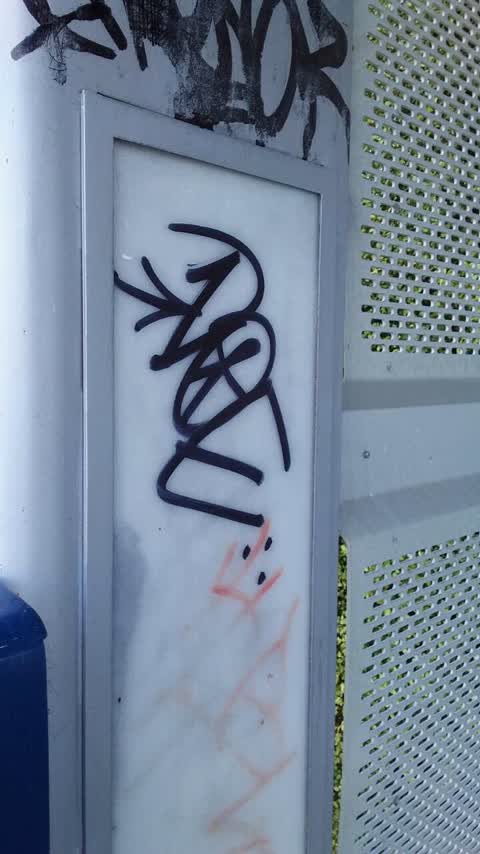 Graffiti, a report photo