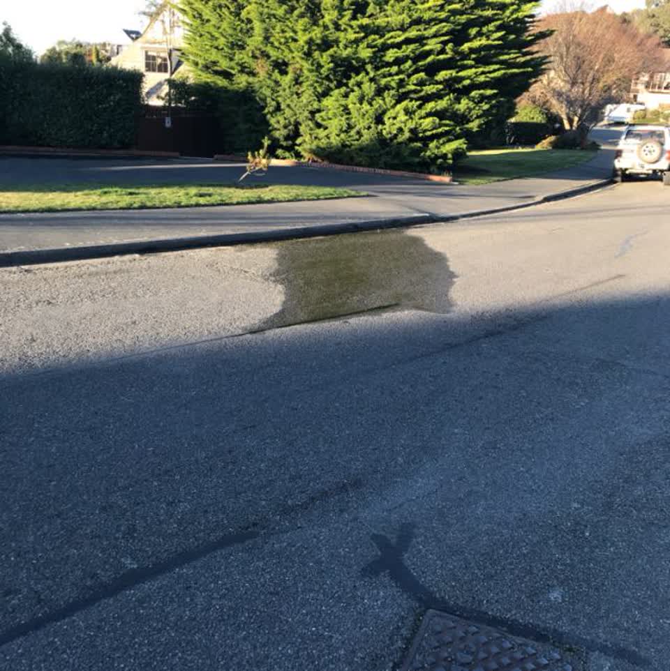 The photograph attached to this wastewater/stormwater report