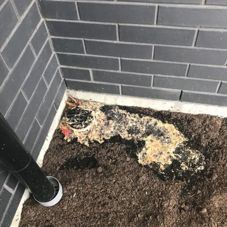The photograph attached to this wastewater/stormwater report