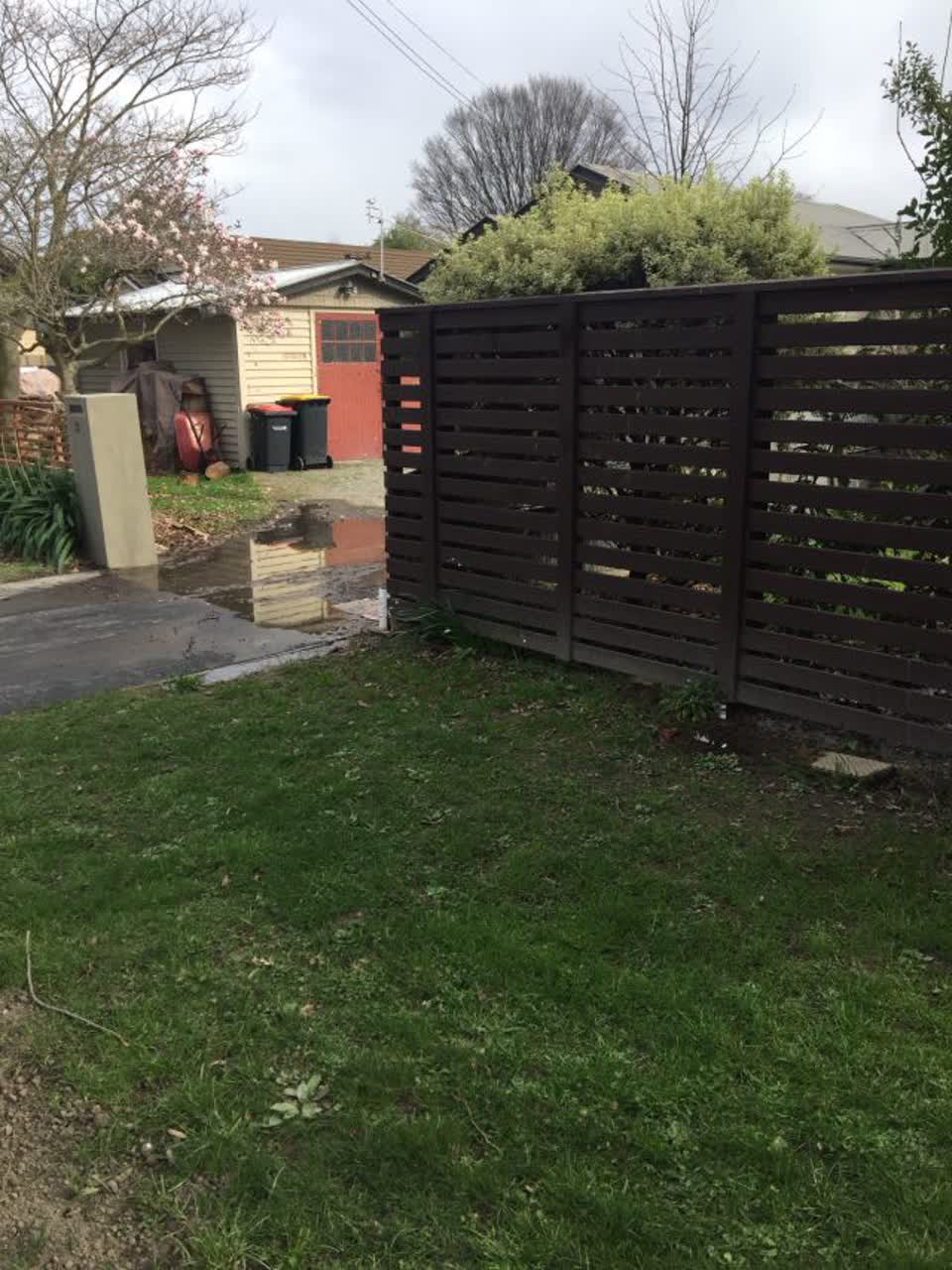 The photograph attached to this flooding report