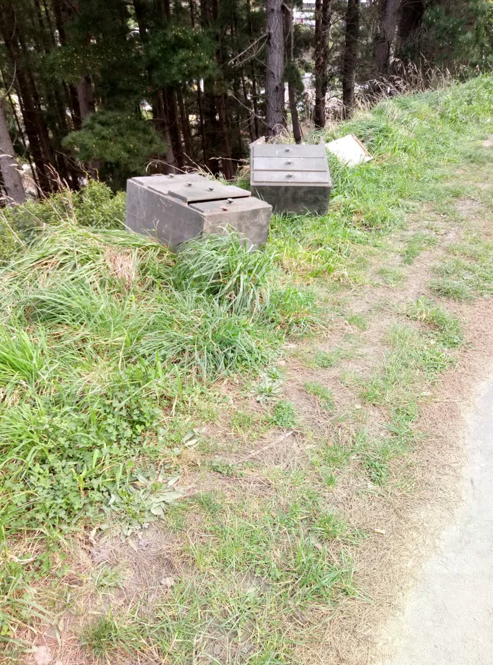 The photograph attached to this rubbish/recycling report
