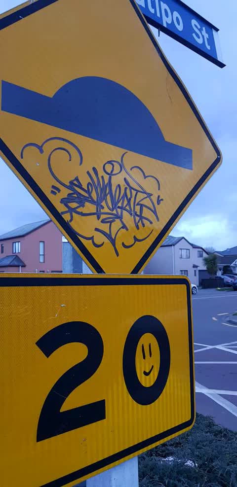 Graffiti, a report photo