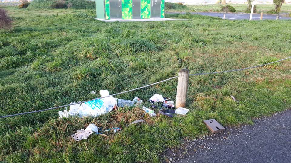 The photograph attached to this rubbish/recycling report