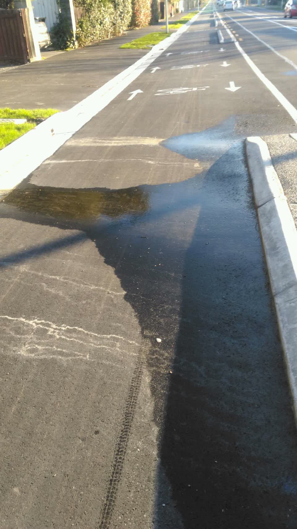 The photograph attached to this water supply report