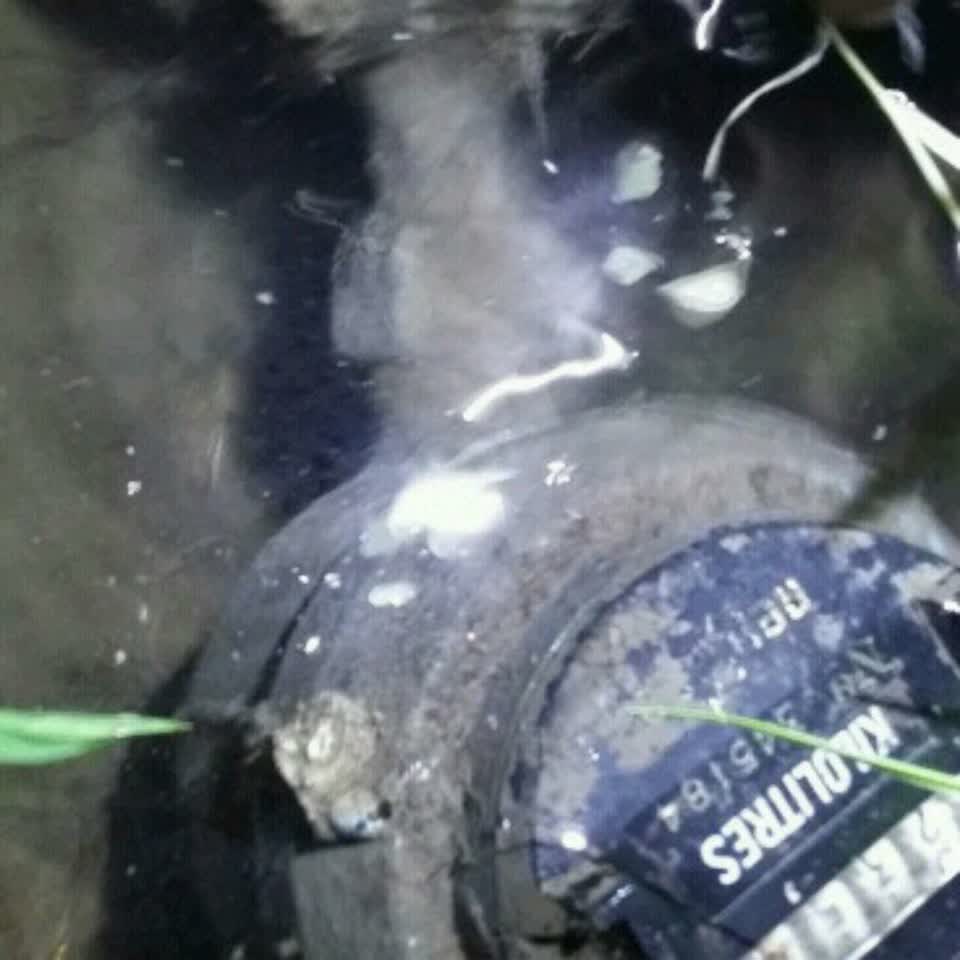 The photograph attached to this water supply report