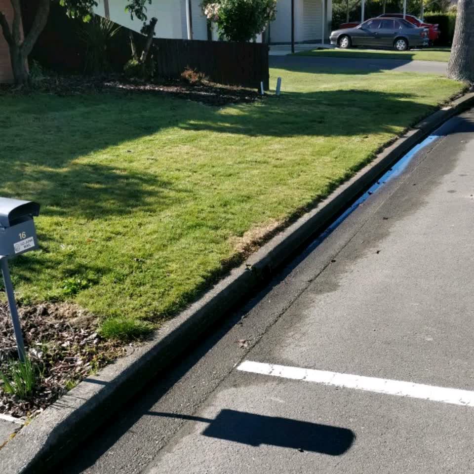 The photograph attached to this wastewater/stormwater report