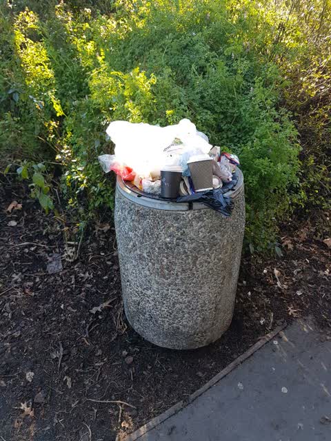 Rubbish/Recycling, a report photo