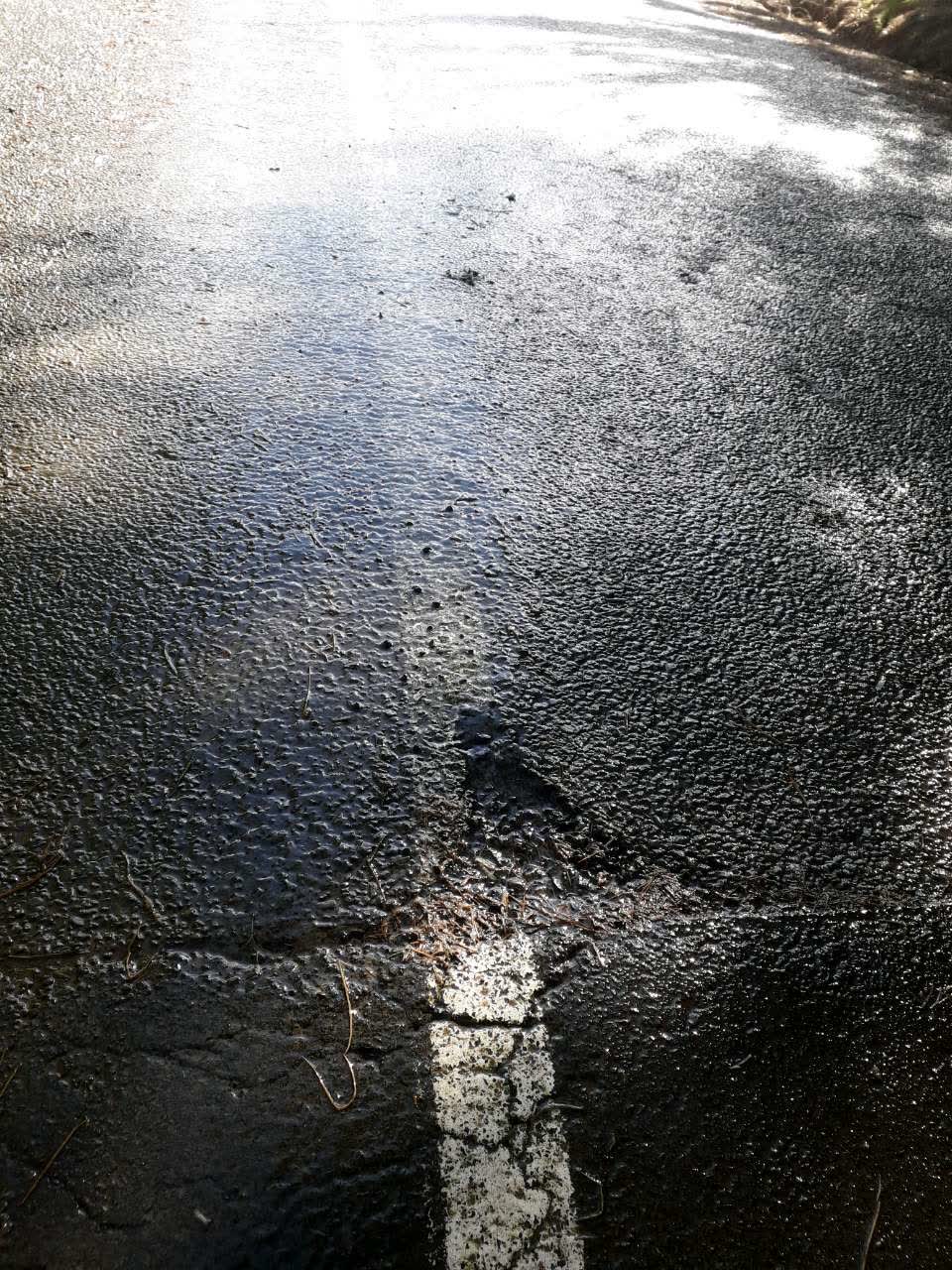 The photograph attached to this wastewater/stormwater report
