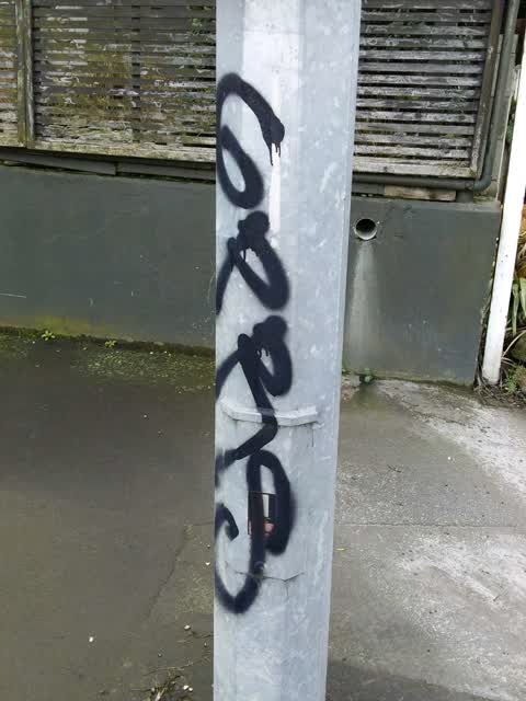 Graffiti, a report photo