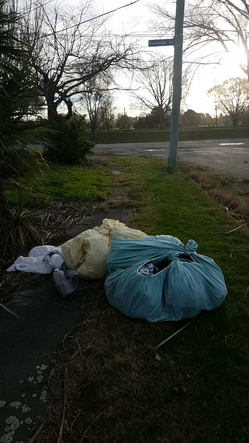 The photograph attached to this rubbish/recycling report