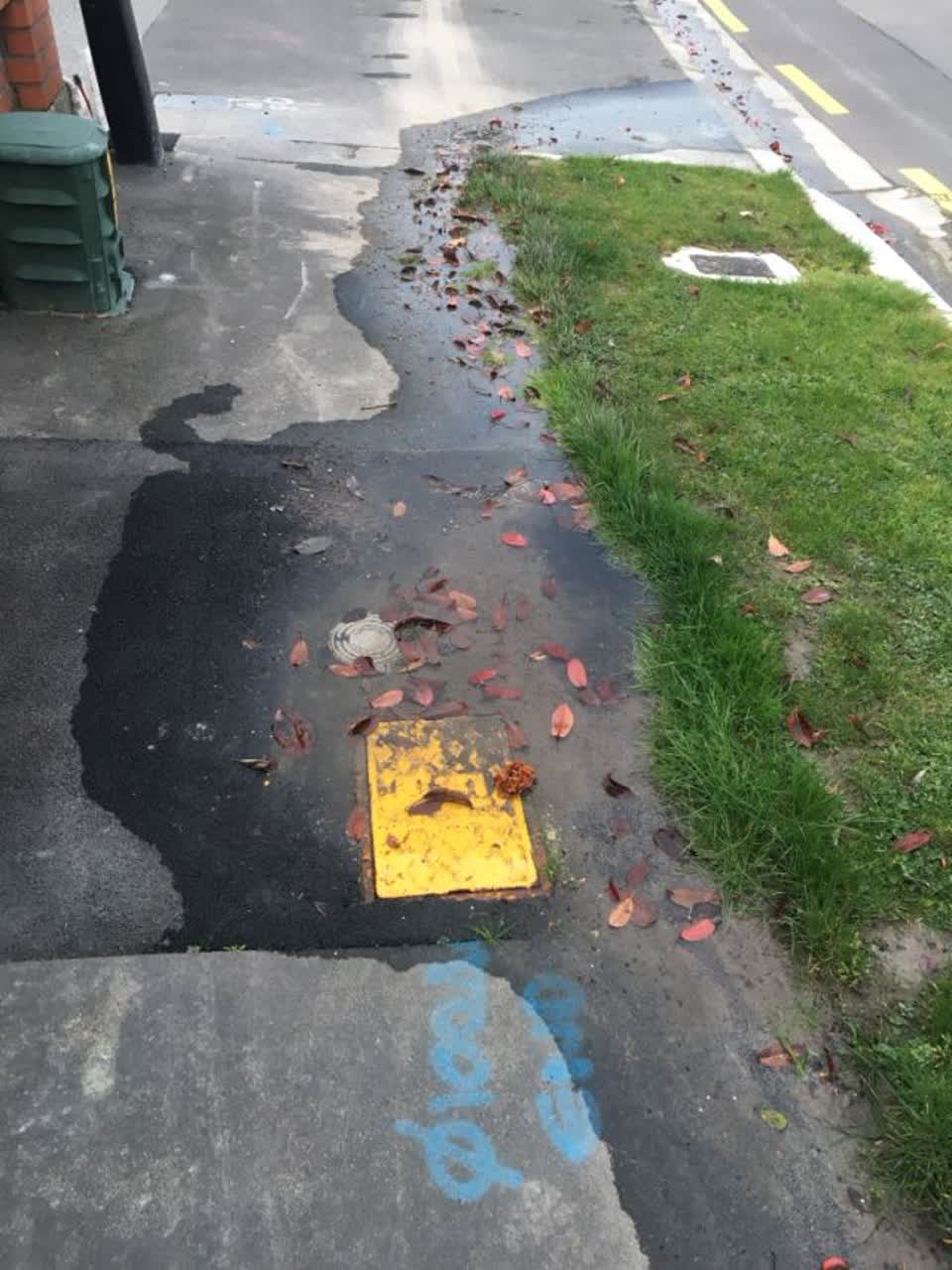 The photograph attached to this water supply report