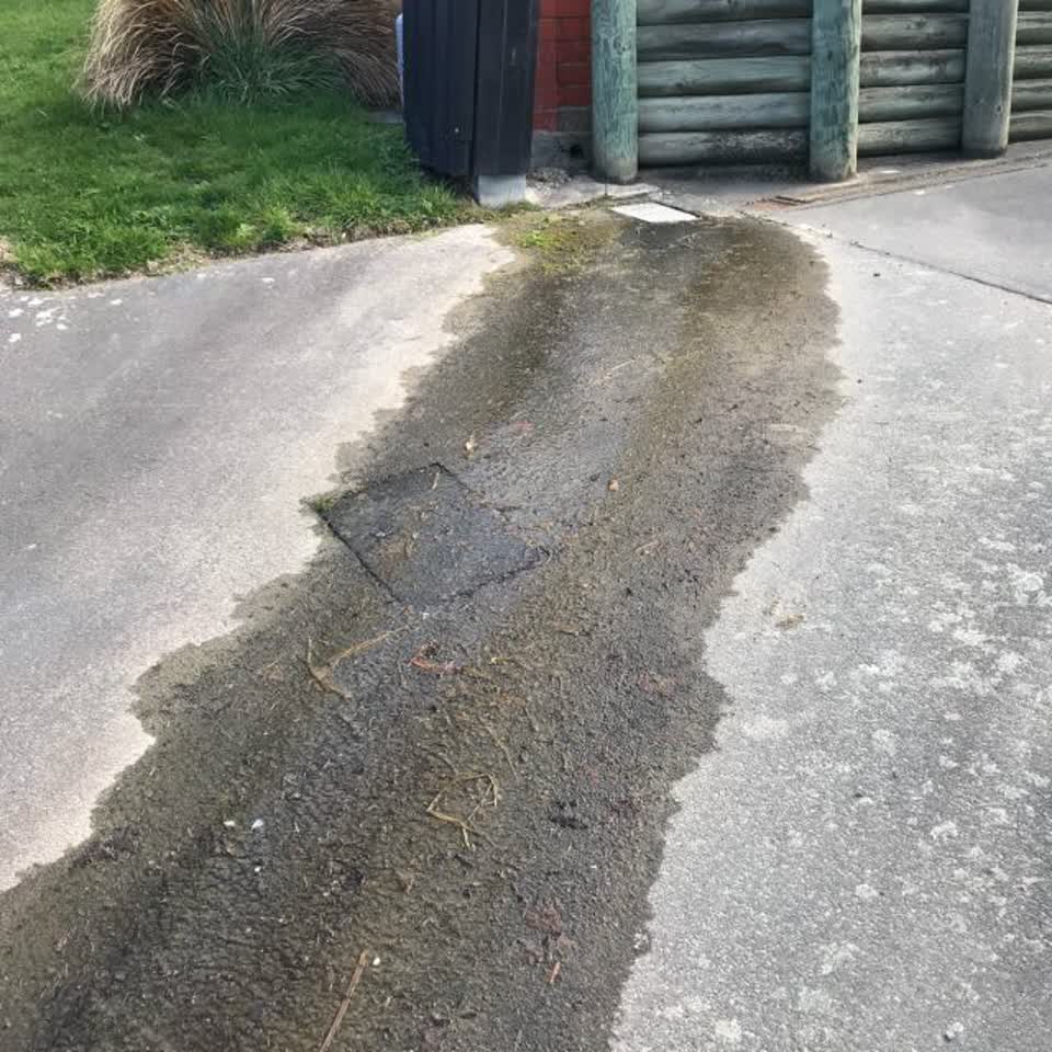 The photograph attached to this water supply report