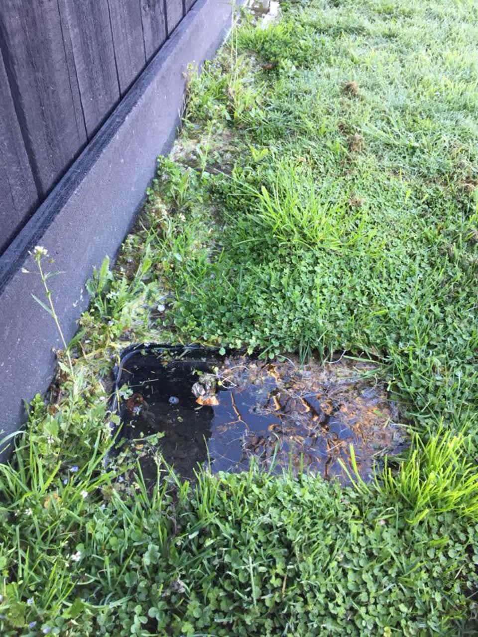 The photograph attached to this water supply report