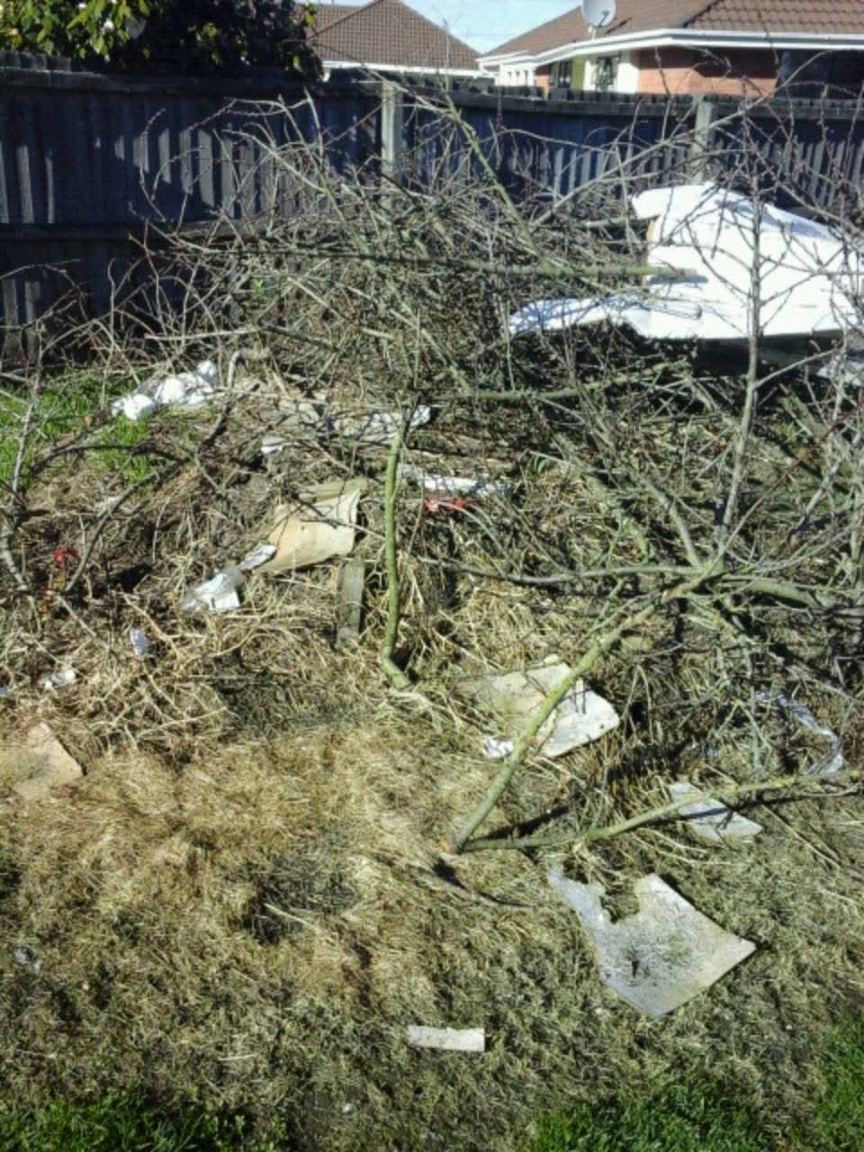 The photograph attached to this rubbish/recycling report