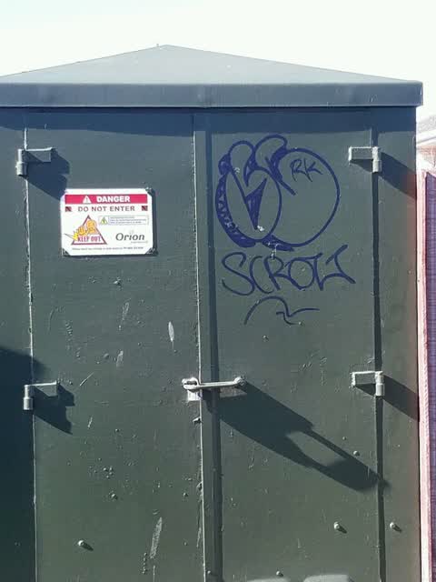 Graffiti, a report photo