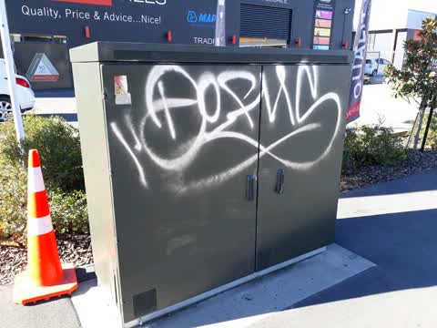 Graffiti, a report photo