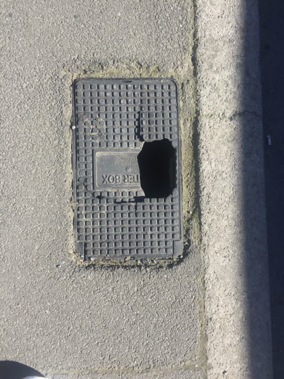 The photograph attached to this water supply report