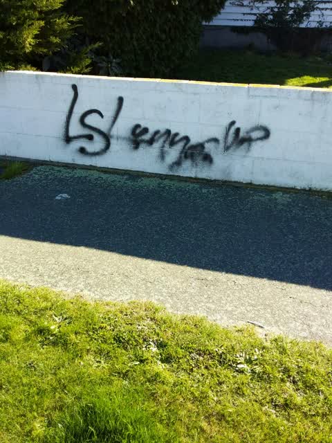 Graffiti, a report photo