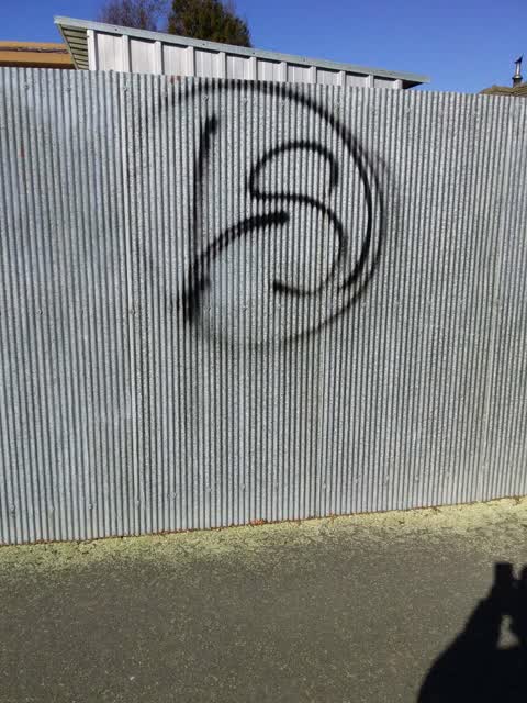 Graffiti, a report photo