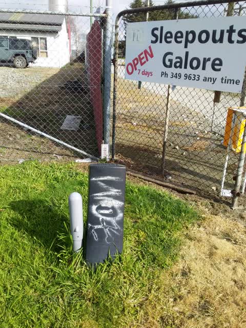 Graffiti, a report photo