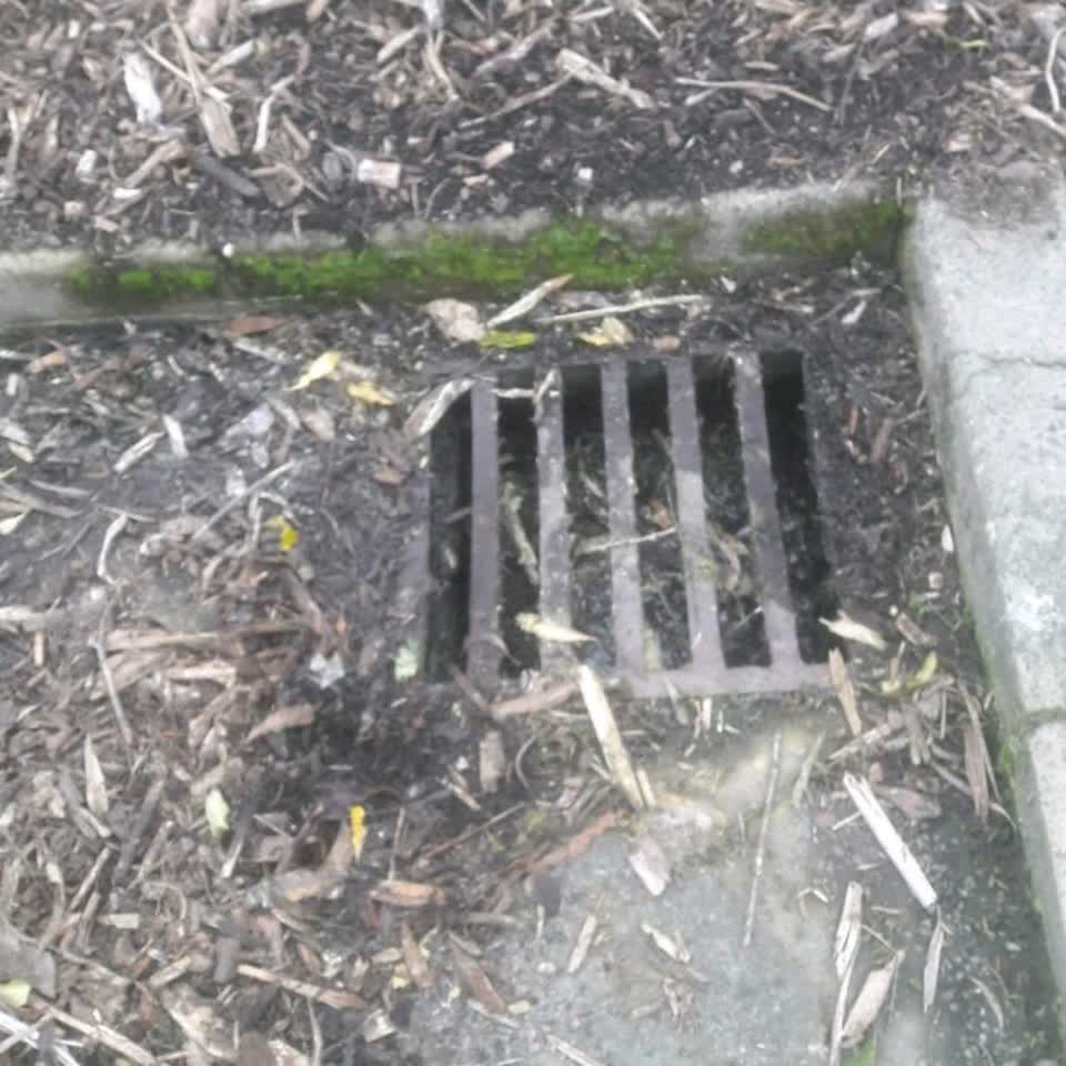 The photograph attached to this flooding report