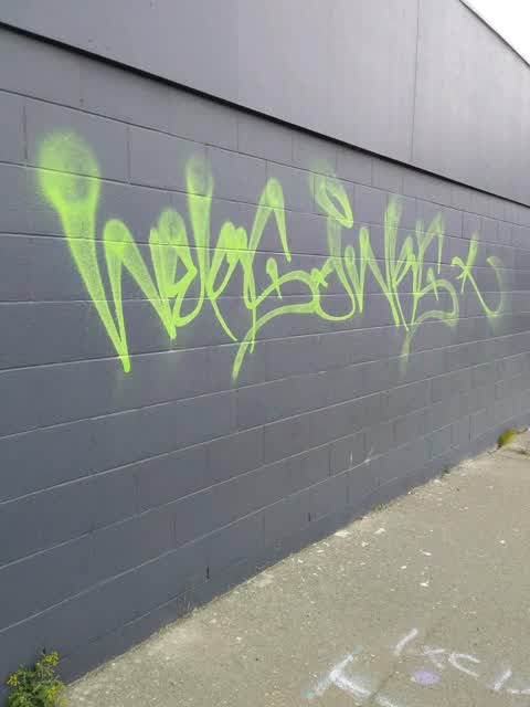 Graffiti, a report photo