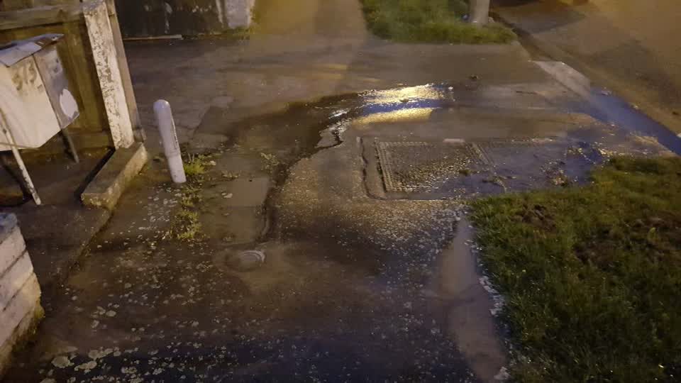 The photograph attached to this water supply report