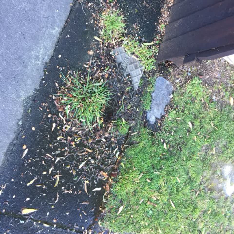 The photograph attached to this wastewater/stormwater report