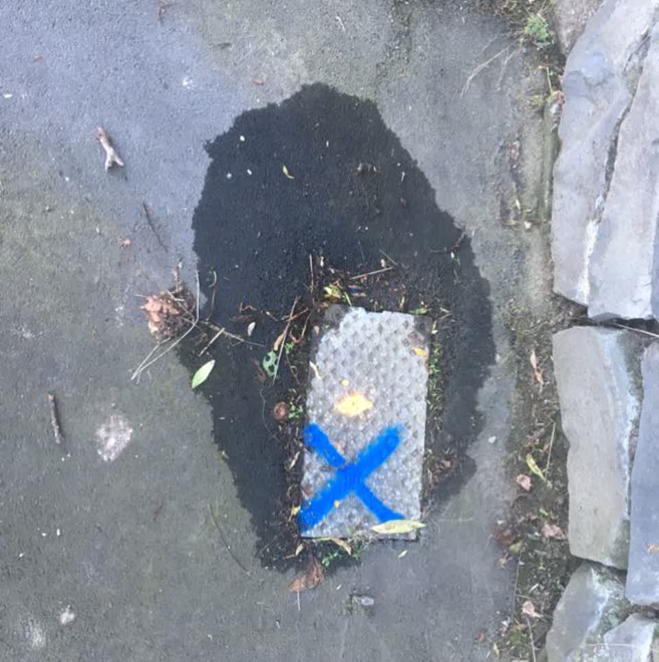 The photograph attached to this water supply report