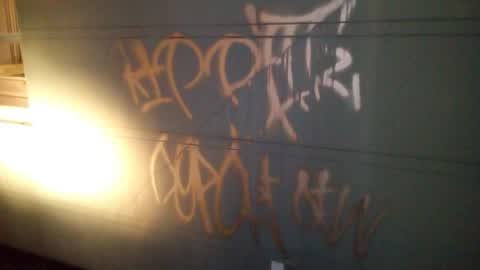 Graffiti, a report photo