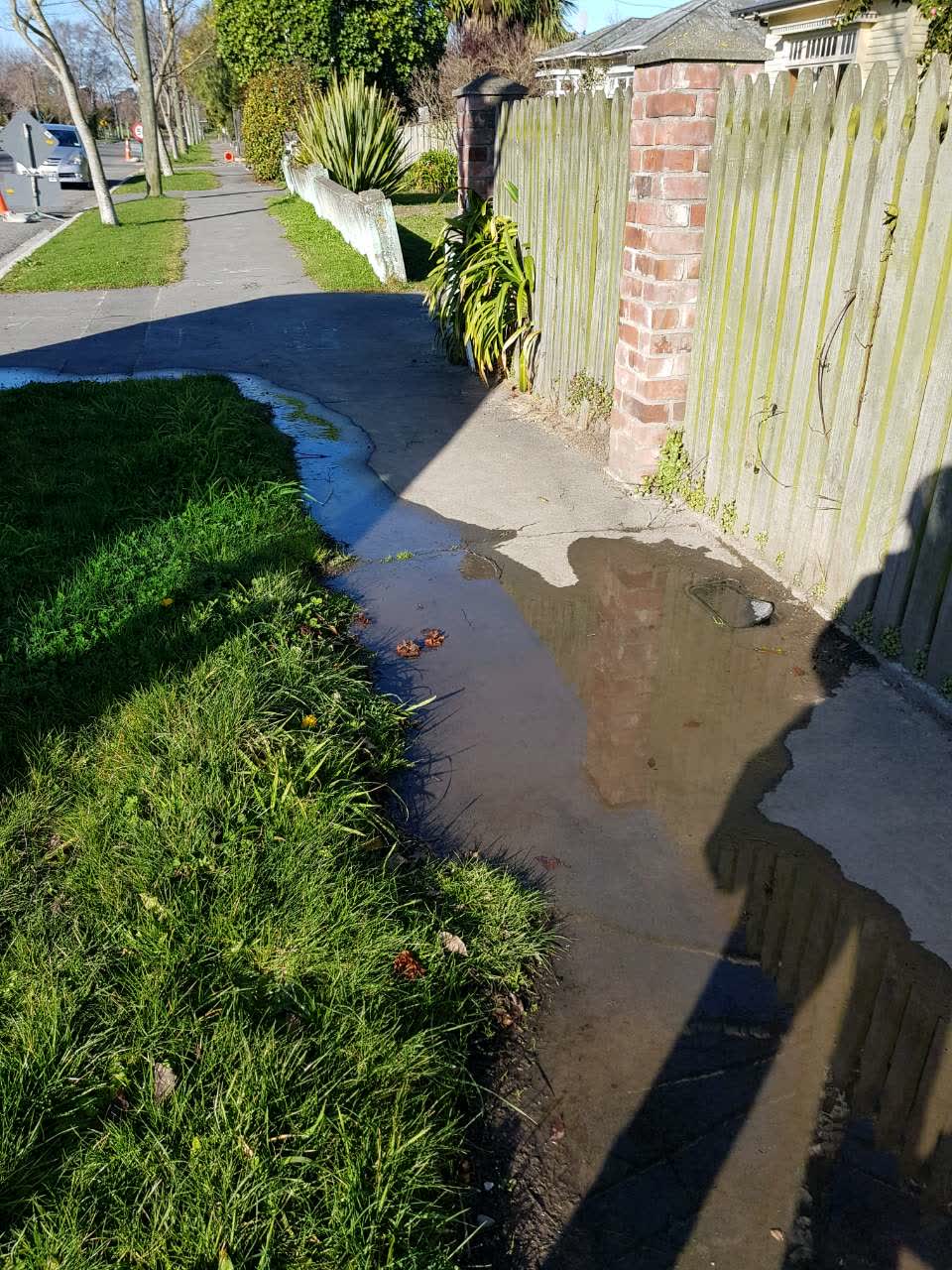 The photograph attached to this water supply report