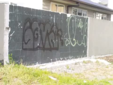 Graffiti, a report photo