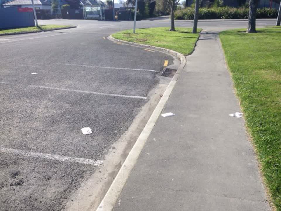 The photograph attached to this rubbish/recycling report
