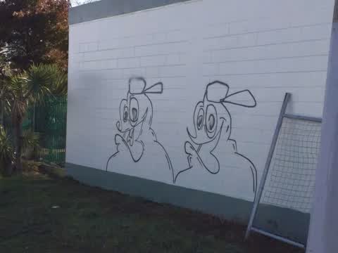 Graffiti, a report photo