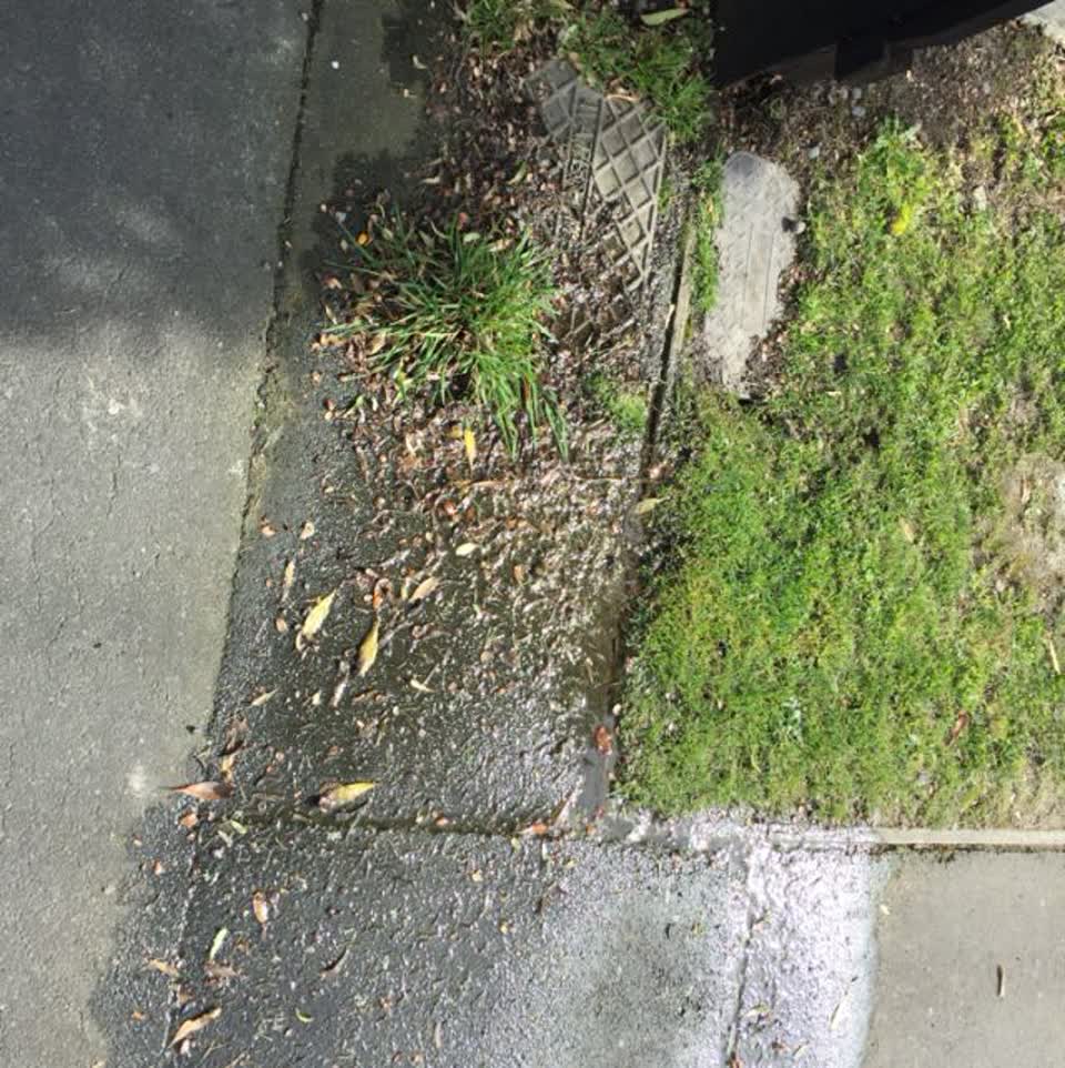 The photograph attached to this wastewater/stormwater report