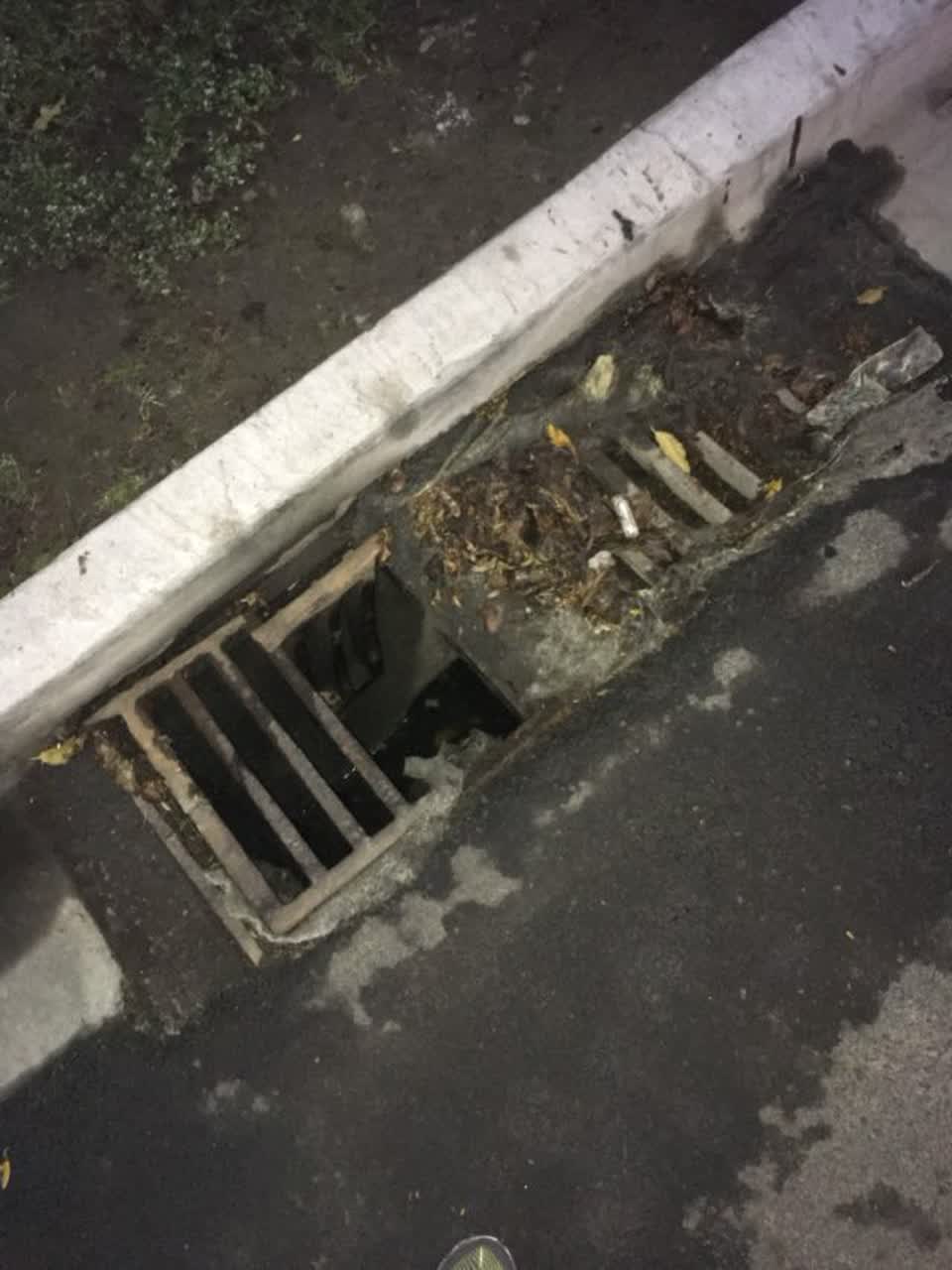 The photograph attached to this wastewater/stormwater report