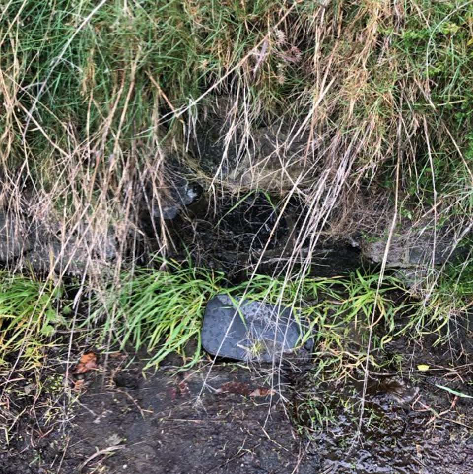 The photograph attached to this water supply report