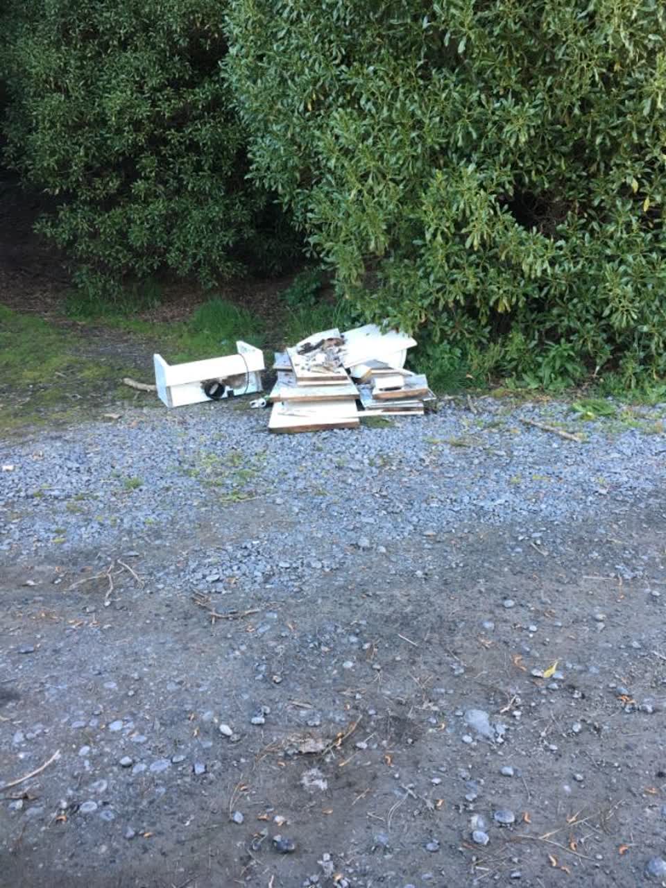 The photograph attached to this rubbish/recycling report