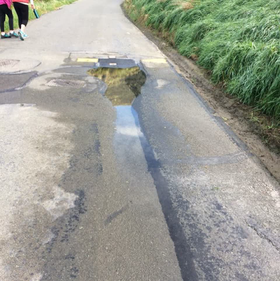 The photograph attached to this water supply report