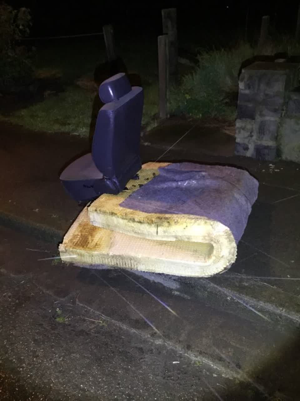 The photograph attached to this rubbish/recycling report